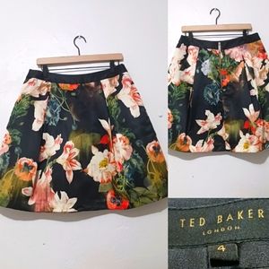 Ted Baker Opulent Bloom knee length skirt  size 4